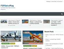 Tablet Screenshot of flightsimulatorpilot.com